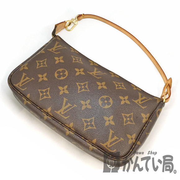 Louis Vuitton Case Brown Pouch Pochette Accessory Bag Accessoires - Picture 1 of 11